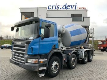 Automješalica Scania P 380 CB 8x4 Stetter 8 cbm