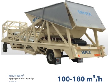 SEMIX Dry Type Mobile Concrete Batching Plant - Betonara