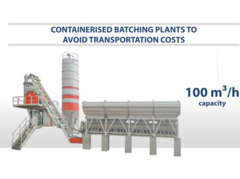 SEMIX SEMIX Compact Concrete Batching Plant 100 m³/h Containerised - Betonara