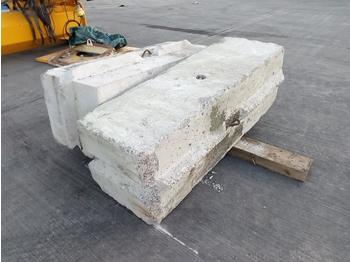 Portalna dizalica, Protuuteg Donati 3.2 Ton Gantry Crane, Concrete Ballest Weight (2 of): slika Portalna dizalica, Protuuteg Donati 3.2 Ton Gantry Crane, Concrete Ballest Weight (2 of)