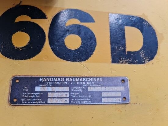 Utovarivač na kotačima HANOMAG 66D (PIEZAS / DESGUACE): slika Utovarivač na kotačima HANOMAG 66D (PIEZAS / DESGUACE)