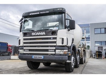 Miješalica za beton Scania 114C380 + BETONMIXER 9M³