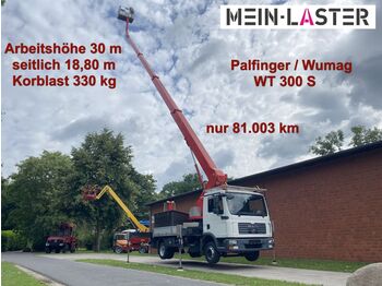 MAN 7.150 WT 300 S Wumag/ Palfinger seitl.  18.8 m  - Podizna platforma montirana na kamion