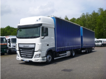 Kamion s ceradom D.A.F. XF 460 4x2 Euro 6 volume curtain sider + trailer: slika Kamion s ceradom D.A.F. XF 460 4x2 Euro 6 volume curtain sider + trailer