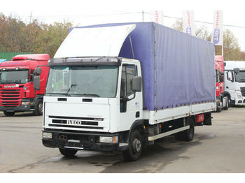 Kamion s ceradom Iveco  EUROCARGO ML 75 E, HYDRAULIC LIFT: slika Kamion s ceradom Iveco  EUROCARGO ML 75 E, HYDRAULIC LIFT