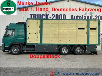 Volvo FM 420 Menke-Janzen Doppelstock Viehtransporter - kamion za prijevoz stoke