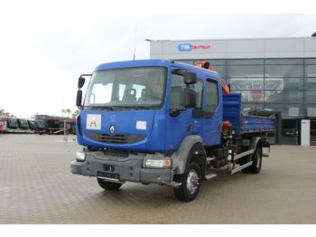 Kiper Renault MIDLUM 220.14 P 4X4, THREESIDED,PALFINGER PK8500