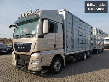Kamion za prijevoz stoke MAN TGX 26.440/3 Stock /Lenkachse/Intarder /Komplett: slika Kamion za prijevoz stoke MAN TGX 26.440/3 Stock /Lenkachse/Intarder /Komplett