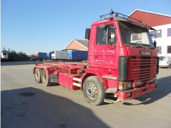 Kiper Scania 113-360 6x2, Containerabroller, Manual 10 tyres: slika Kiper Scania 113-360 6x2, Containerabroller, Manual 10 tyres