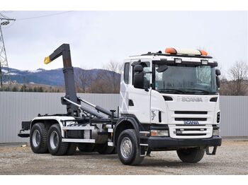 Kamion s kukastom dizalicom Scania G420 Abrollkipper * 6x4* Top Zustand !: slika Kamion s kukastom dizalicom Scania G420 Abrollkipper * 6x4* Top Zustand !
