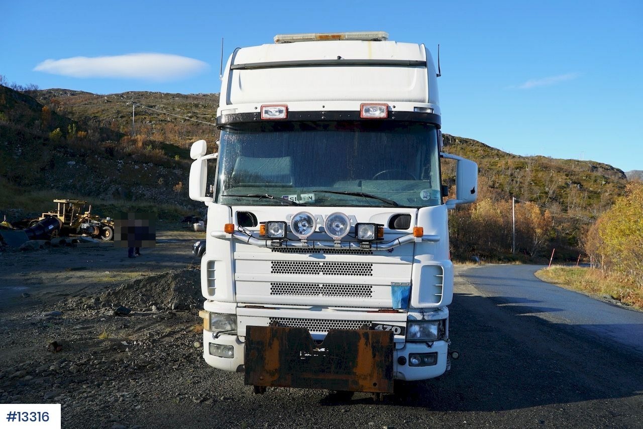 Kamion-šasija Scania R124: slika Kamion-šasija Scania R124