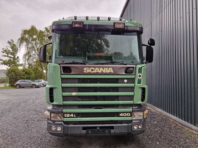 Kamion s kukastom dizalicom Scania R124-400 6x2 / FREINS TAMBOURS / DRUM BRAKES: slika Kamion s kukastom dizalicom Scania R124-400 6x2 / FREINS TAMBOURS / DRUM BRAKES