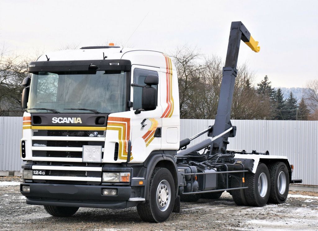 Kamion s kukastom dizalicom Scania R124 470 Abrollkipper *6x2* Top Zustand !: slika Kamion s kukastom dizalicom Scania R124 470 Abrollkipper *6x2* Top Zustand !