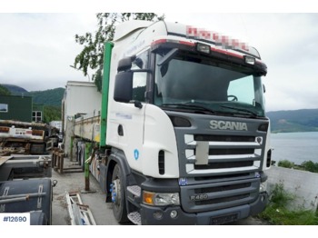 Transporter kontejnera/ Kamion s izmjenjivim sanducima Scania R480: slika Transporter kontejnera/ Kamion s izmjenjivim sanducima Scania R480