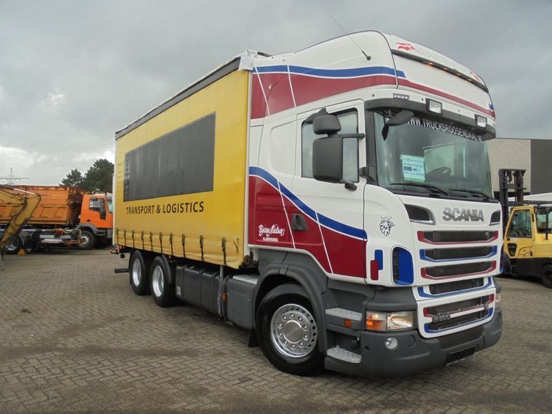 Kamion s ceradom Scania R500 V8 + Euro 5 + Retarder + Lift + 6x2: slika Kamion s ceradom Scania R500 V8 + Euro 5 + Retarder + Lift + 6x2