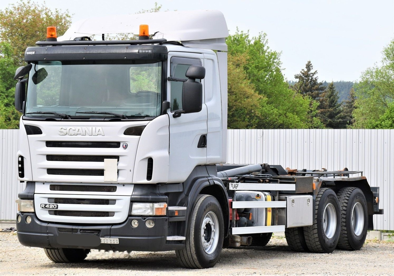 Kamion s kukastom dizalicom Scania R 420: slika Kamion s kukastom dizalicom Scania R 420