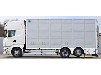 Kamion za prijevoz stoke Scania R 500 TIERTRANSPORTWAGEN 7,10m / 4STOCK: slika Kamion za prijevoz stoke Scania R 500 TIERTRANSPORTWAGEN 7,10m / 4STOCK