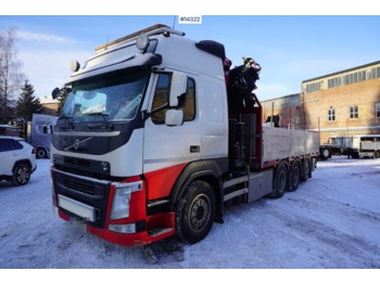 Kamion s otvorenim sandukom, Kamion s kranom Volvo FM500: slika Kamion s otvorenim sandukom, Kamion s kranom Volvo FM500