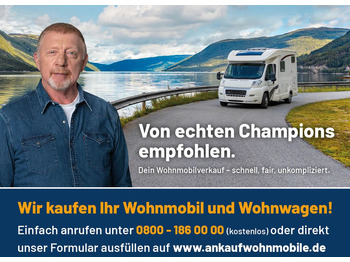 Roller Team Pegaso Garage/Festbett/Markise/Garage/AHK - Alkoven kamper