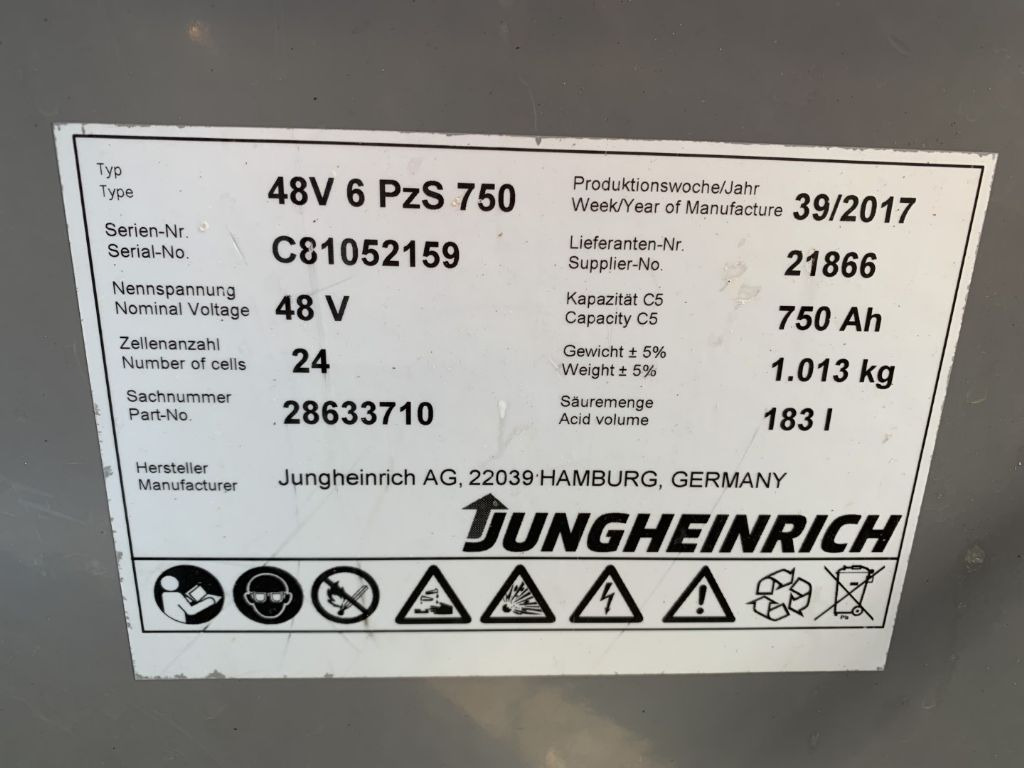 Električni viličar Jungheinrich EFG220: slika Električni viličar Jungheinrich EFG220