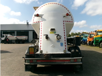 Poluprikolica cisterna za prijevoz brašna Feldbinder Powder tank alu 36 m3 / 1 comp: slika Poluprikolica cisterna za prijevoz brašna Feldbinder Powder tank alu 36 m3 / 1 comp