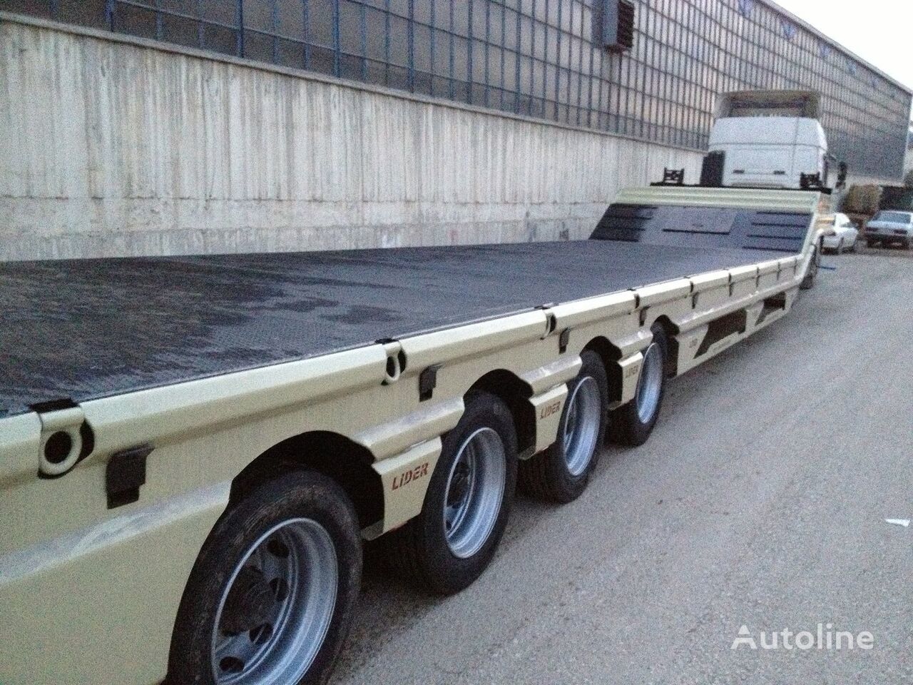 Novi Poluprikolica s niskim utovarivačem LIDER 2024 model 150 Tons capacity Lowbed semi trailer: slika Novi Poluprikolica s niskim utovarivačem LIDER 2024 model 150 Tons capacity Lowbed semi trailer