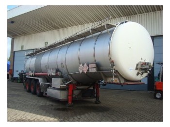 Burg rvs316/3 compartimenten/32.620 ltr - Poluprikolica cisterna