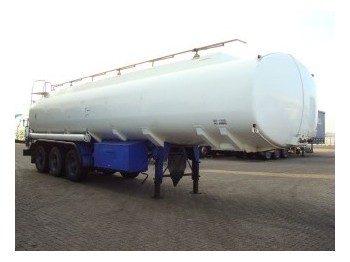 CALDAL TANK  ALUMINIUM BRANDSTOF 3-AS - Poluprikolica cisterna