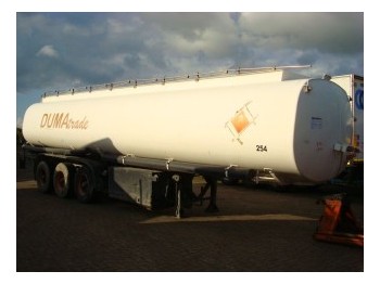 CALDAL TANK ALUMINIUM BRANDSTOF 3-AS - Poluprikolica cisterna