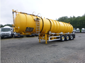 Clayton Vacuum tank alu 29.5 m3 / 1 comp - Poluprikolica cisterna