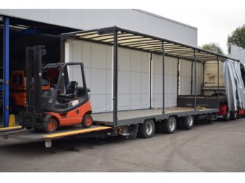 ESVE Forklift transport, 9000 kg lift, 2x Steering axel - Poluprikolica s niskim utovarivačem