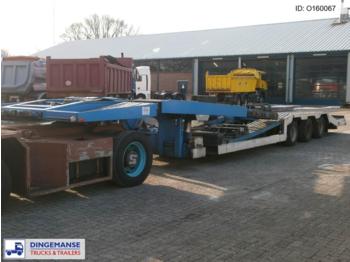 Louault 3-axle truck/machinery transporter trailer - Poluprikolica s niskim utovarivačem