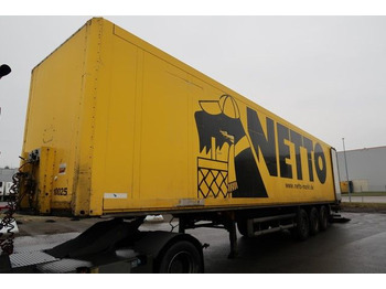 Poluprikolica sa zatvorenim sandukom Schmitz Cargobull Iso Koffer,Portaltüren + 2 to Ladebordwand,SKO24