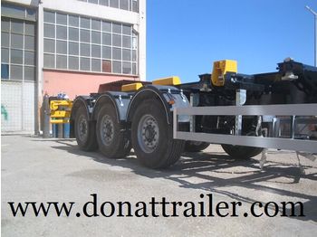 DONAT Container Chassis Semitrailer - Extendable - Transporter kontejnera/ Poluprikolica s izmjenjivim sanducima