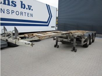 Kromhout 3-ass.containerchassis HC - Transporter kontejnera/ Poluprikolica s izmjenjivim sanducima