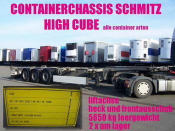 Schmitz SCF 24 G / HIGH CUBE 20/30/40/45 2x vorhanden - Transporter kontejnera/ Poluprikolica s izmjenjivim sanducima