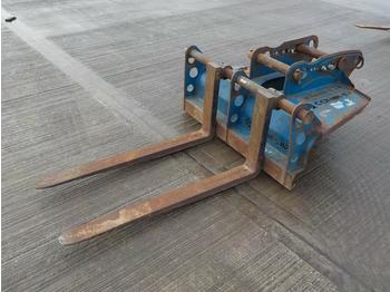 Vilice za Bager Conquip Pallet Forks 65/80mm Pin to suit 13-20 Ton Excavator: slika Vilice za Bager Conquip Pallet Forks 65/80mm Pin to suit 13-20 Ton Excavator