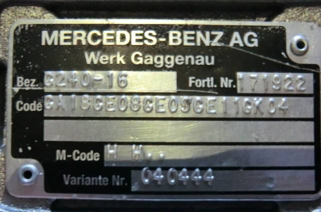 Priključak za Dizalica Getriebe / transmisson G240: slika Priključak za Dizalica Getriebe / transmisson G240