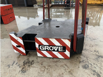 Grove Grove GMK 6400 counterweight 10 ton - Protuuteg