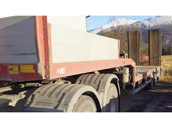 HRD maskinhenger m/ uttrekk og lange kjørebruer, 3 aks - Prikolica