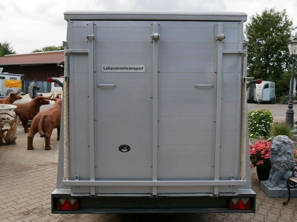 Prikolica za prijevoz stoke Menke Alu Aufbau: slika Prikolica za prijevoz stoke Menke Alu Aufbau