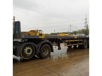  2003 Broshuis 3AOU14.22 Tri Axle Extendable Flat Bed Trailer - XL93000SE3L007042 - Prikolica plato/ Otvoreni sanduk