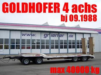 Goldhofer TU4 2 x 2 31/80 BLATT / HYDR. RAMPEN 40 TO. max - Prikolica s niskim utovarivačem