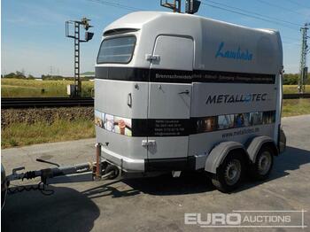  Westfalia Twin Axle 2 Horse Trailer, Ramp, 2000kg Weight Capacity  (German Reg. Doc´s Available) - Prikolica za prijevoz stoke