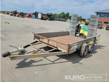  Indespension Twin Axle Plant trailer, Ramp - Prikolica za radne strojeve