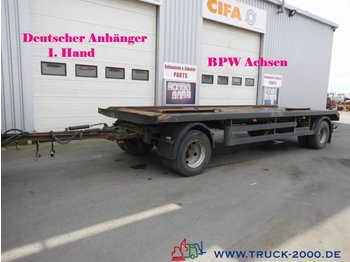  Hilse 2 Achs Abroll + Absetzcontainer BPW 1.Hand - Transporter kontejnera/ Prikolica s izmjenjivim sanducima