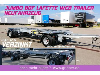 Web-Trailer JUMBO / MAXI BDF 7,15/7,45 LAFETTE 960 mm höhe  - Transporter kontejnera/ Prikolica s izmjenjivim sanducima