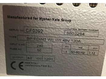  Hyster Charger 48V single phase 120A - Električni sustav