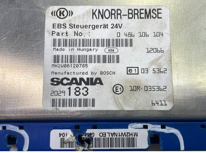 Upravljačka jedinica (ECU) Scania SCANIA, KNORR-BREMSE K-Series (01.12-): slika Upravljačka jedinica (ECU) Scania SCANIA, KNORR-BREMSE K-Series (01.12-)