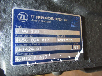 Mjenjač za Građevinski strojevi ZF 4WG130 -: slika Mjenjač za Građevinski strojevi ZF 4WG130 -